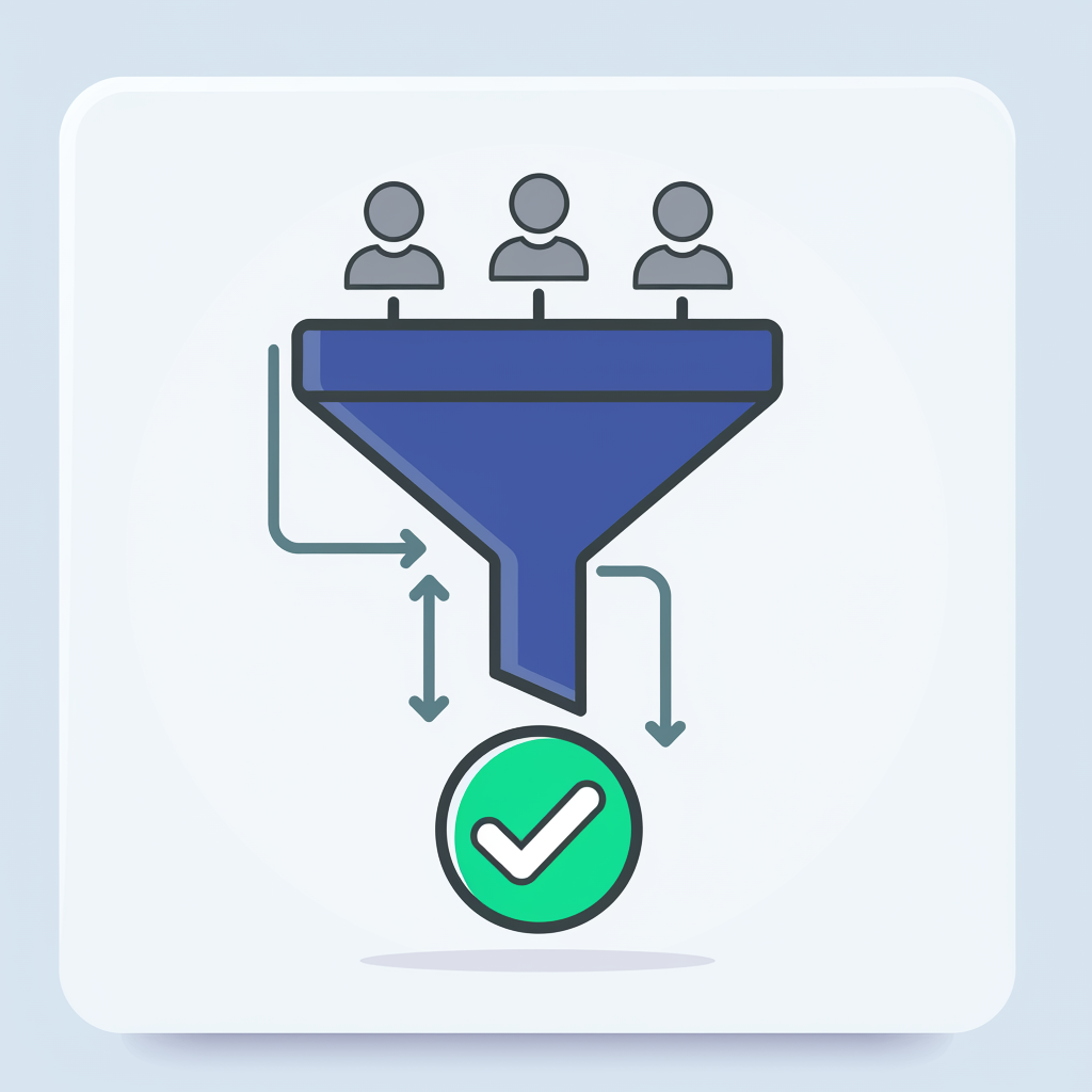 Checklist icon representing lead qualification